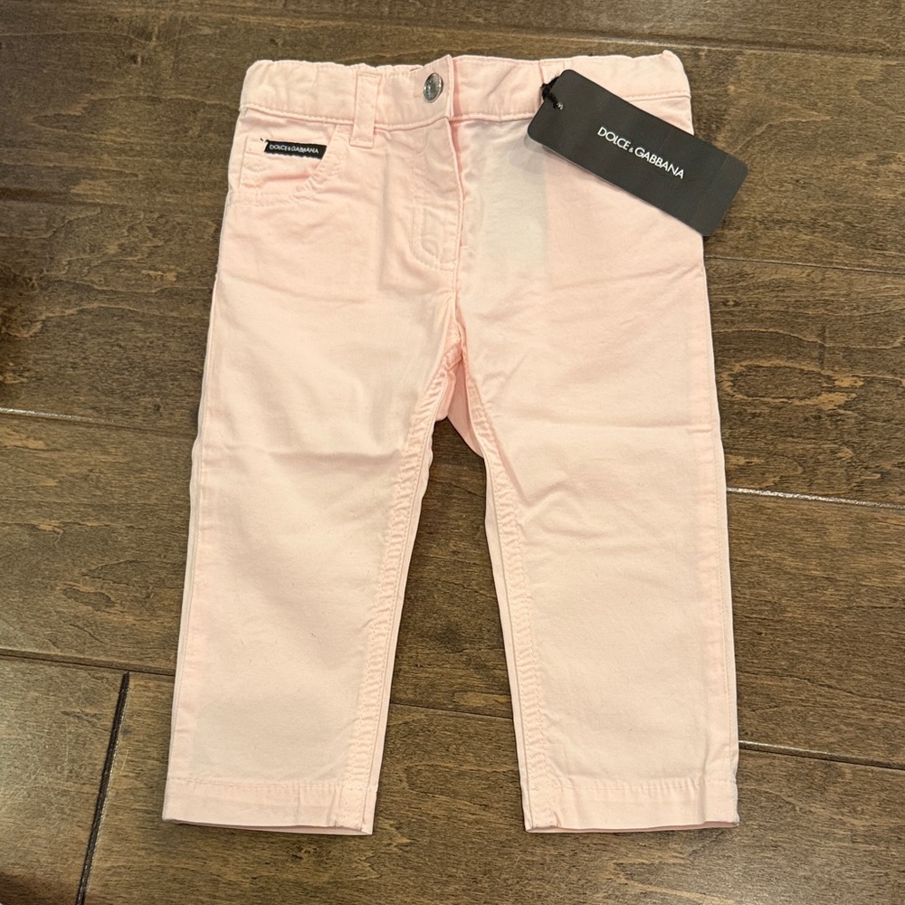 Dolce & Gabbana Kids Light Pink Jeans